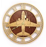 S-3 Viking<br>10-14 Inch Wooden Wall Clock